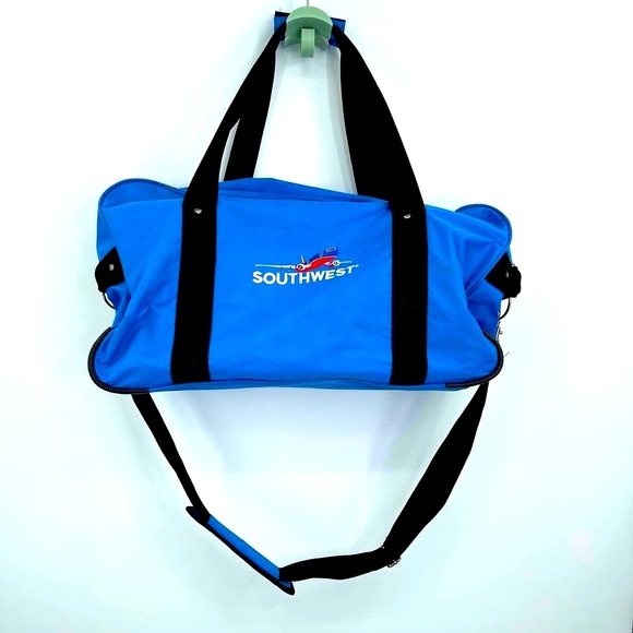 Vintage Bags Vintage 9s Southwest Airlines Logo Duffle Bag Poshmark